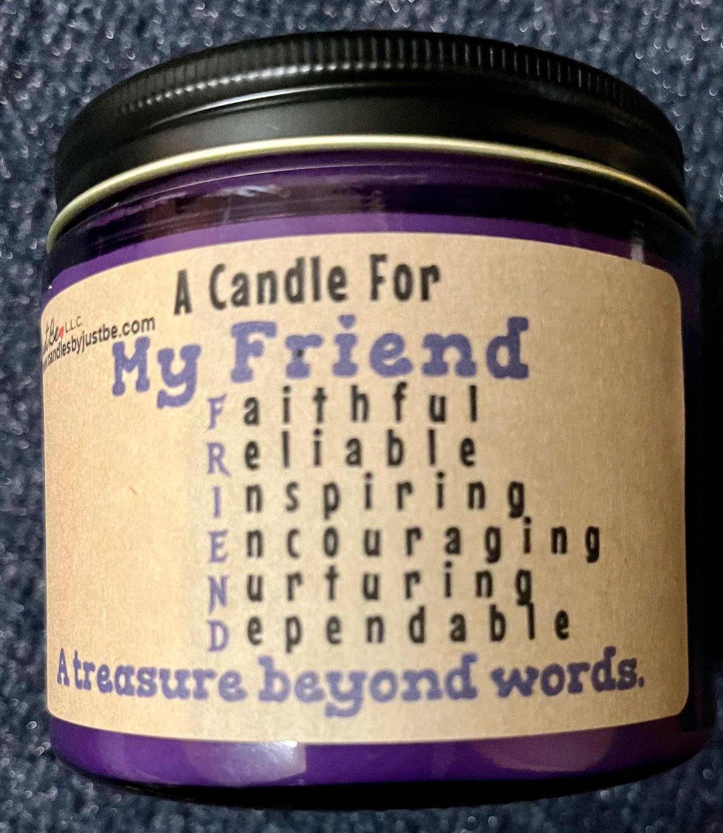 Quoted Candles in Sandlewood Rose Scent