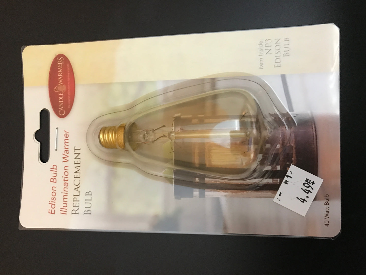 Edison Bulb Illumination Warmer- Replacement Bulb